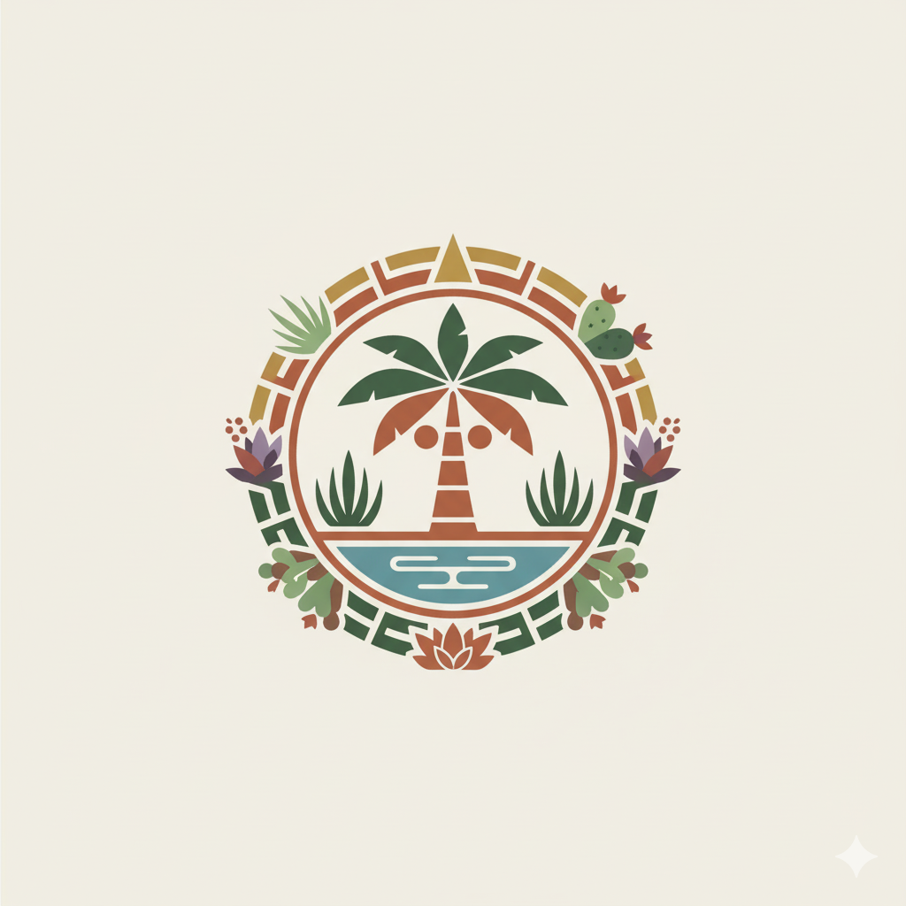 Oasis Permaculture Detailed Logo